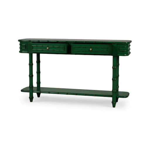 Bramble - Hurlingham Console Table in Jade Green - 76686JGR----- - GreatFurnitureDeal