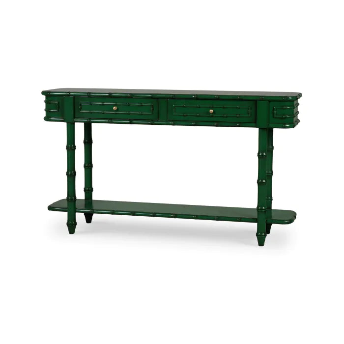 Bramble - Hurlingham Console Table in Jade Green - 76686JGR----- - GreatFurnitureDeal