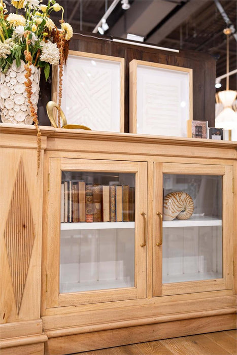 Bramble - Narbonne Sideboard in Fruitwood w/ True White Interior - 76687FRW-TRW---