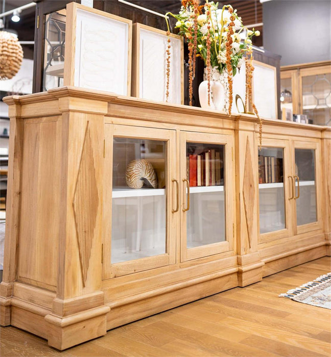 Bramble - Narbonne Sideboard in Fruitwood w/ True White Interior - 76687FRW-TRW---