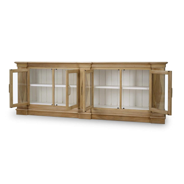 Bramble - Narbonne Sideboard in Fruitwood w/ True White Interior - 76687FRW-TRW---