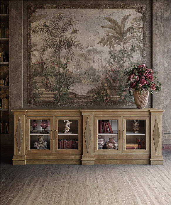 Bramble - Narbonne Sideboard in Fruitwood w/ True White Interior - 76687FRW-TRW---