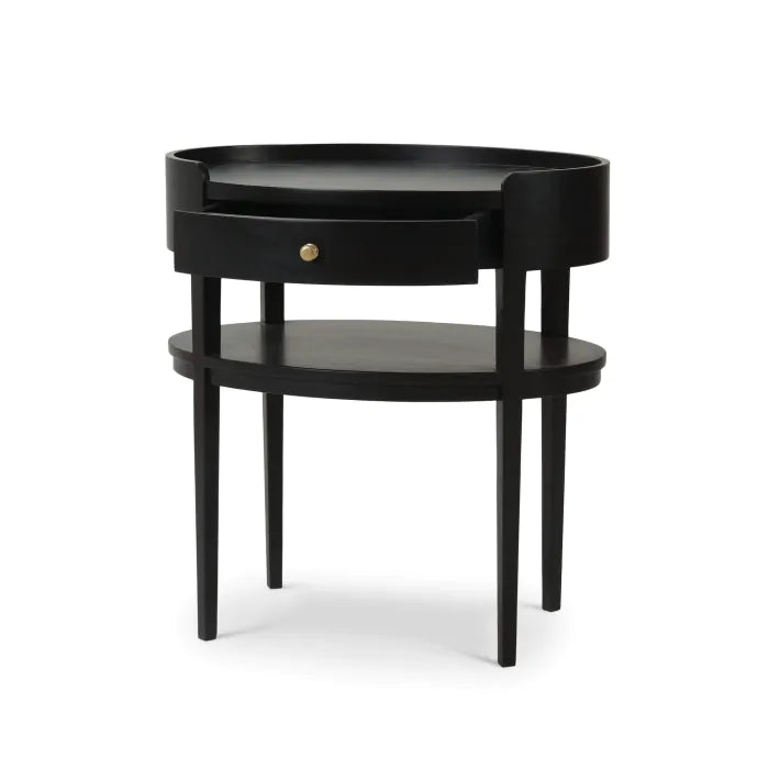 Bramble - Oslo Side Table in Batavia Black - 76692BBA----- - GreatFurnitureDeal