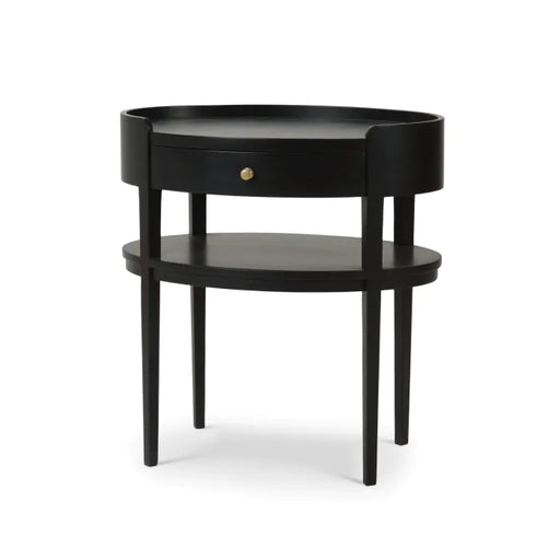 Bramble - Oslo Side Table in Batavia Black - 76692BBA----- - GreatFurnitureDeal