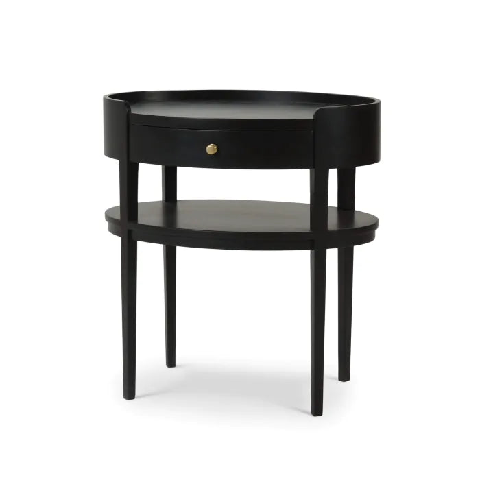 Bramble - Oslo Side Table in Batavia Black - 76692BBA----- - GreatFurnitureDeal