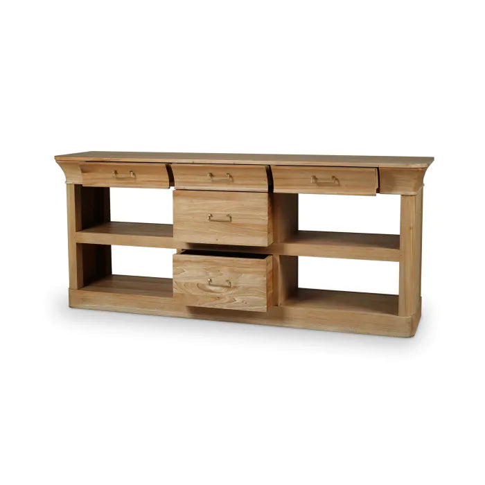 Bramble - Sandhurst Larger Console in Fruitwood - 76702FRW----- - GreatFurnitureDeal