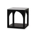 Bramble - Hastings Linen Wrapped Marble Top End Table - BR-76704 - GreatFurnitureDeal