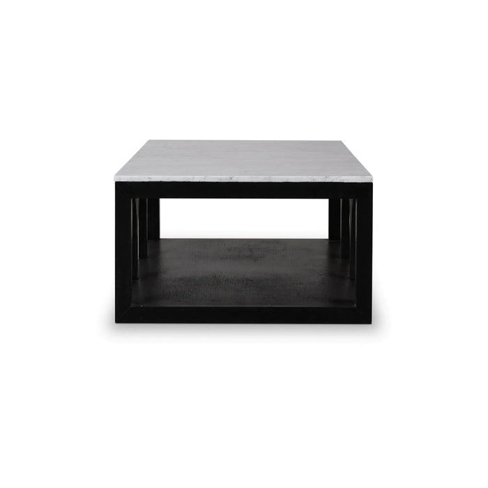 Bramble - Hastings Linen Wrapped Marble Top Coffee Table - BR-76705 - GreatFurnitureDeal