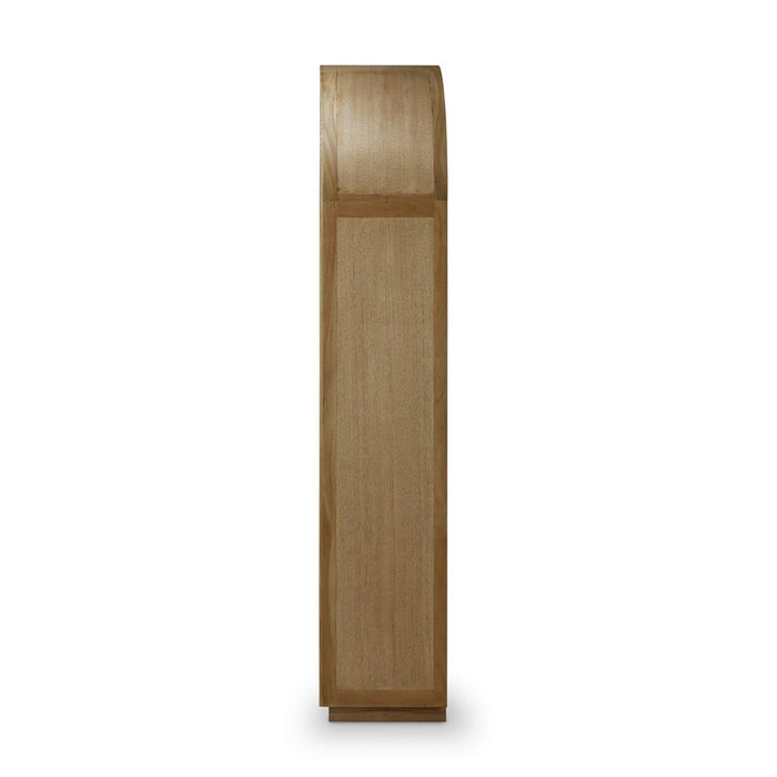 Bramble - Bilbao Bookcase in Antique French Oak w/ True White Interior - 76707AFD-TRW---