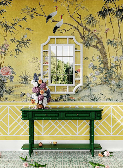 Bramble - Bamboo Mirror in True White - 76708TRW-----
