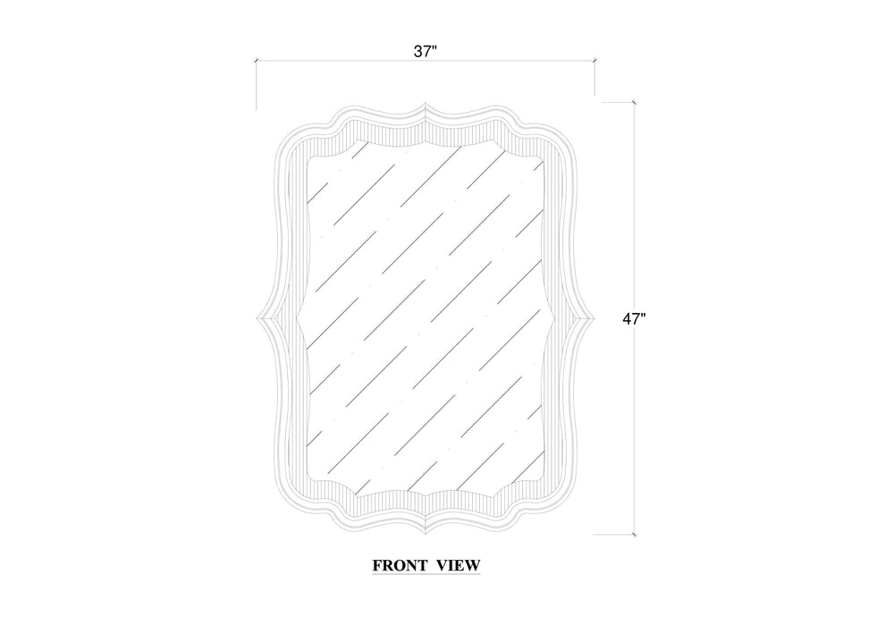 Bramble - Brighton Mirror - BR-76710 - GreatFurnitureDeal