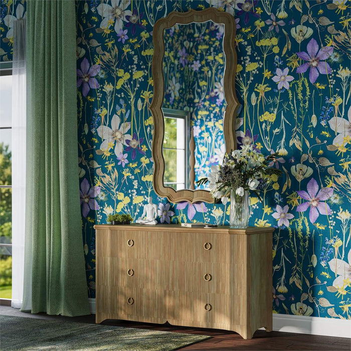 Bramble - Brighton Standing Mirror in Fruitwood - 76711FRW-----