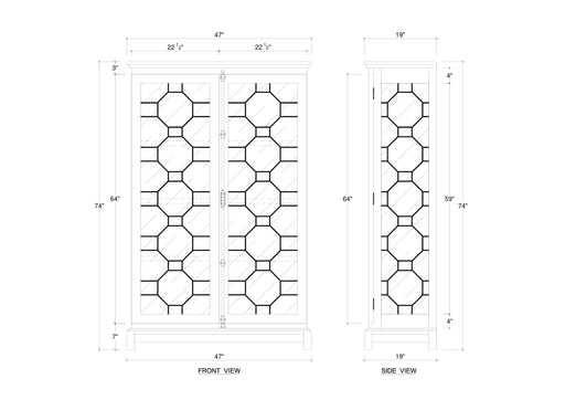 Bramble - Ceylon Display Cabinet - BR-76712 - GreatFurnitureDeal