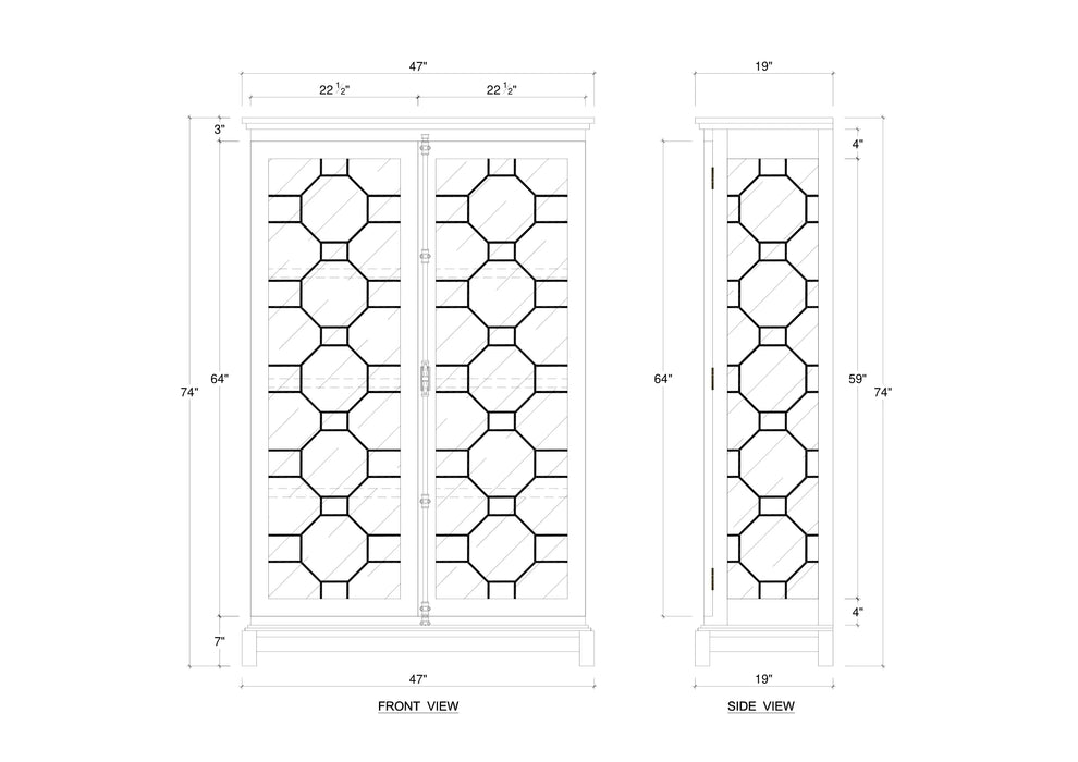 Bramble - Ceylon Display Cabinet - BR-76712 - GreatFurnitureDeal