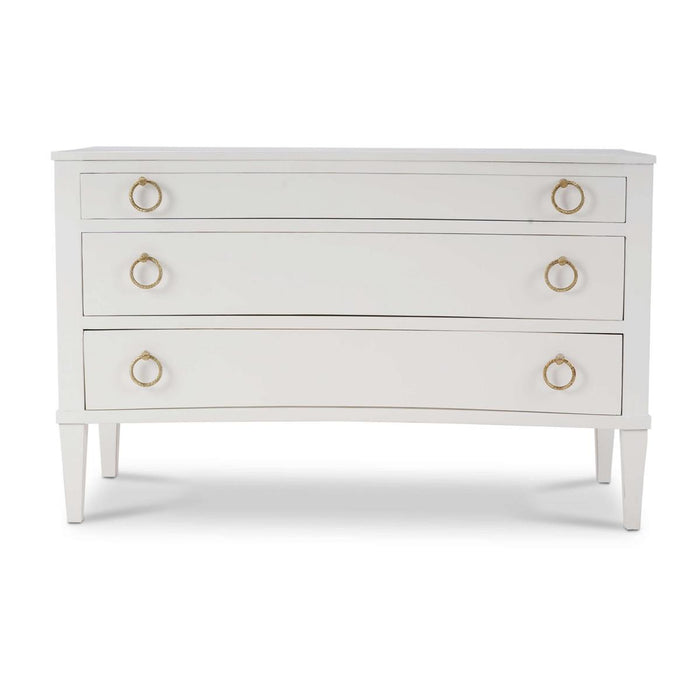 Bramble - Bow 3 Drawer Chest in Architectural White - 76714HRW----LDT