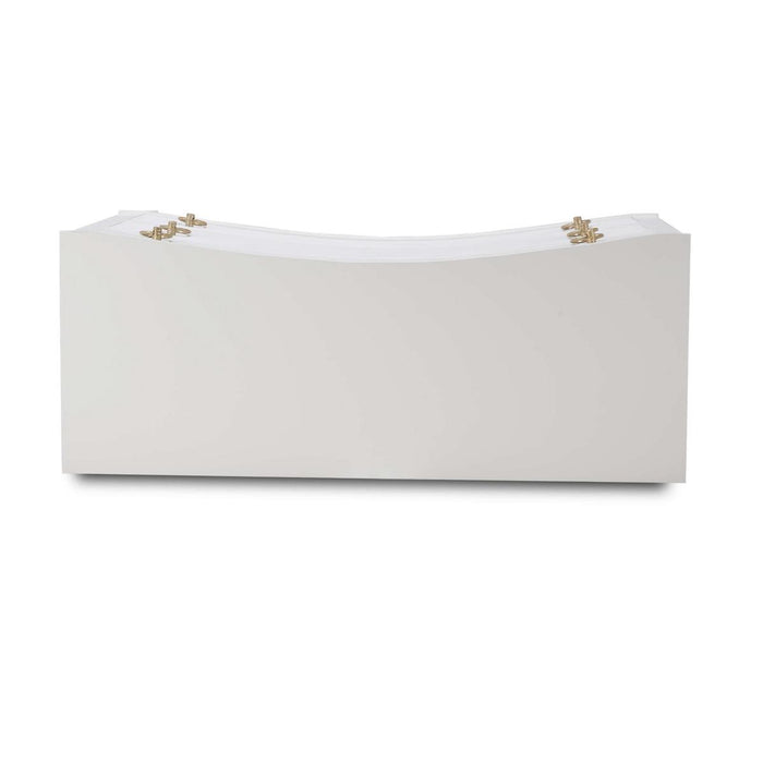 Bramble - Bow 3 Drawer Chest in Architectural White - 76714HRW----LDT