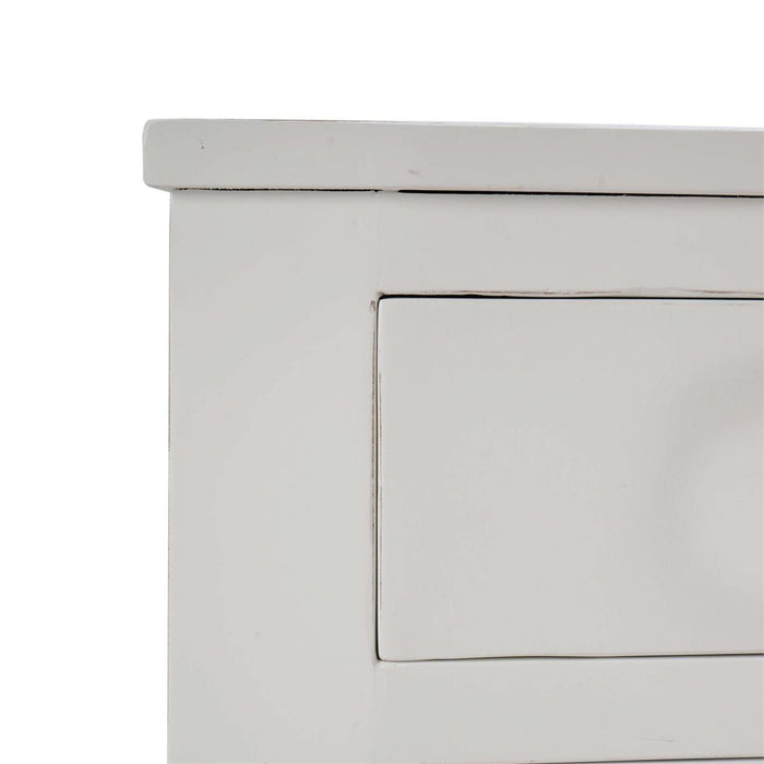Bramble - Bow 3 Drawer Chest in Architectural White - 76714HRW----LDT