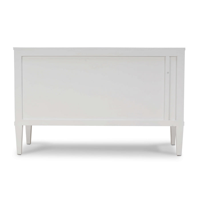 Bramble - Bow 3 Drawer Chest in Architectural White - BR-76714HRW----LDT - GreatFurnitureDeal