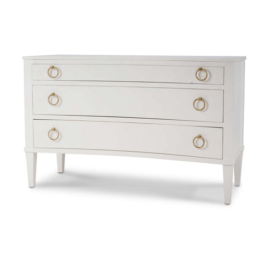 Bramble - Bow 3 Drawer Chest in Architectural White - BR-76714HRW----LDT - GreatFurnitureDeal