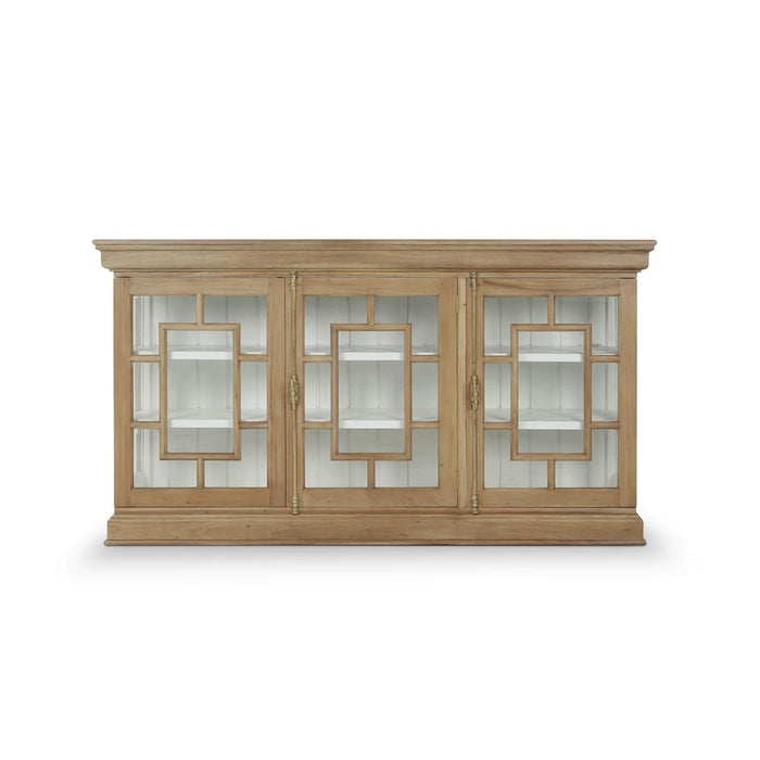 Bramble - Bruges 3 Door Credenza in Fruitwood w/ True White Interior - 76716FRW-TRW---