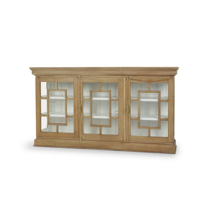 Bramble - Bruges 3 Door Credenza in Fruitwood w/ True White Interior - 76716FRW-TRW---