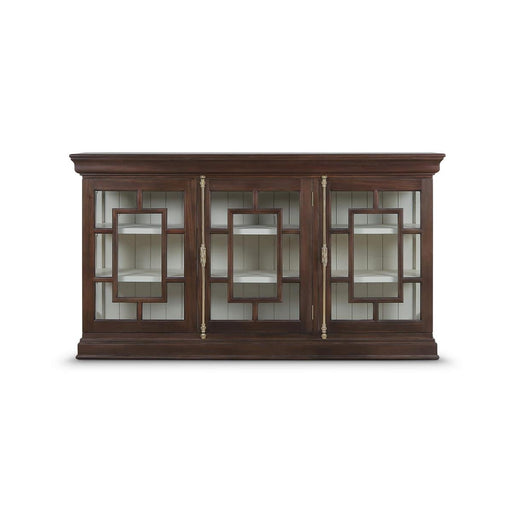 Bramble - Bruges 3 Door Credenza in Walnut w/ Putty Interior - 76716WLT-PUT--NDT - GreatFurnitureDeal