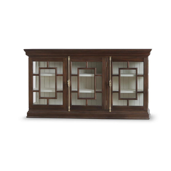 Bramble - Bruges 3 Door Credenza in Walnut w/ Putty Interior - 76716WLT-PUT--NDT