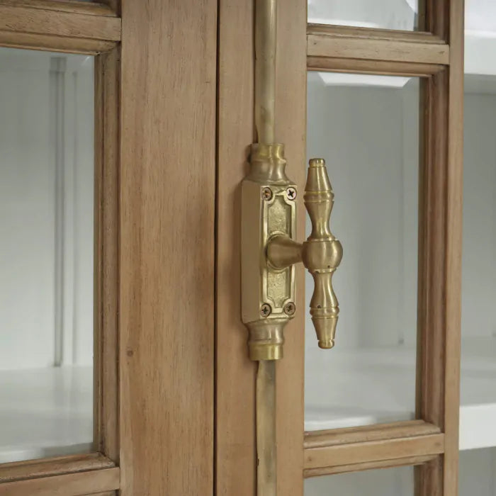 Bramble - Bruges 3 Door Credenza in Fruitwood w/ True White Interior - 76716FRW-TRW--- - GreatFurnitureDeal