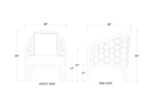 Bramble - Ceylon Club Chair - BR-76719 - GreatFurnitureDeal