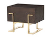 VIG Furniture - Modrest Moontide Modern Smoked Ash & Gold Nightstand - VGVCJ1922-D - GreatFurnitureDeal