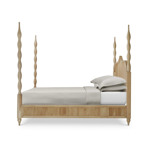 Bramble - Brighton Wooden Back King Bed in Fruitwood - 76724FRW----- - GreatFurnitureDeal