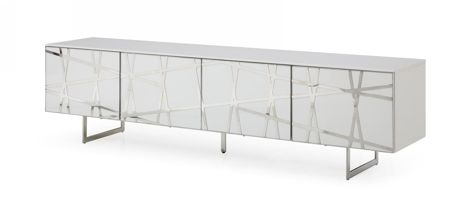 VIG Furniture - Modrest Kilson Modern White TV Stand - VGVCTV1819
