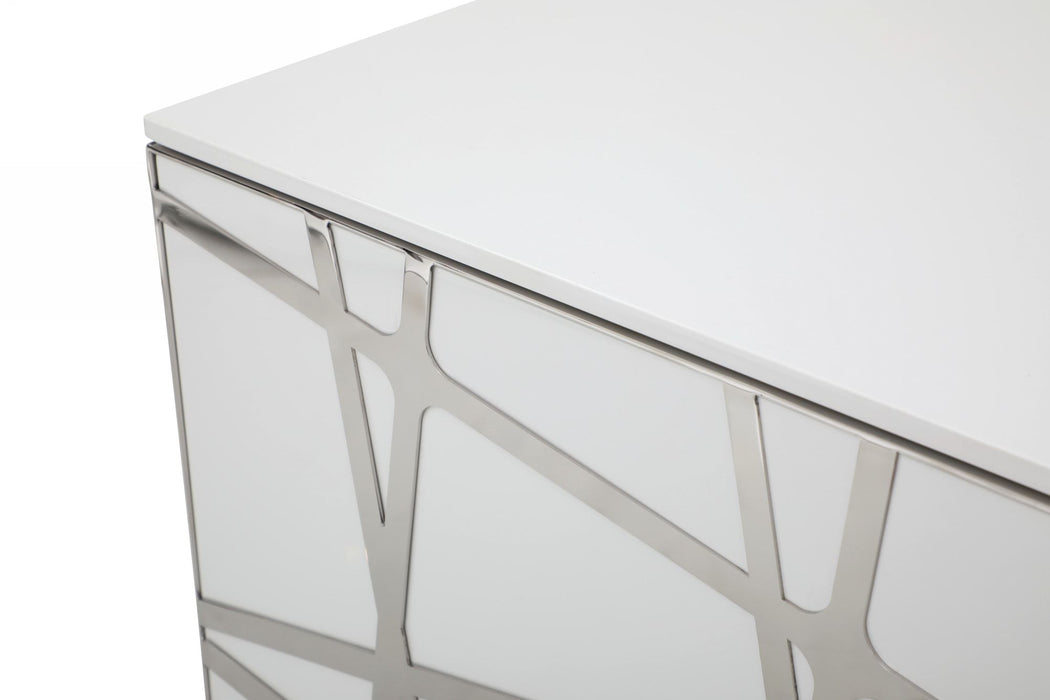 VIG Furniture - Modrest Kilson Modern White TV Stand - VGVCTV1819