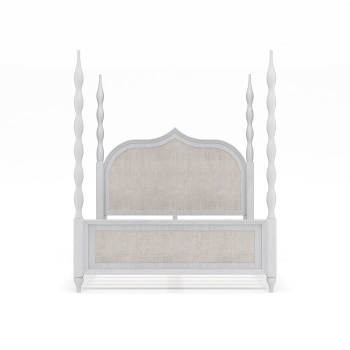 Bramble - Brighton Rattan Back King Bed - BR-76725 - GreatFurnitureDeal