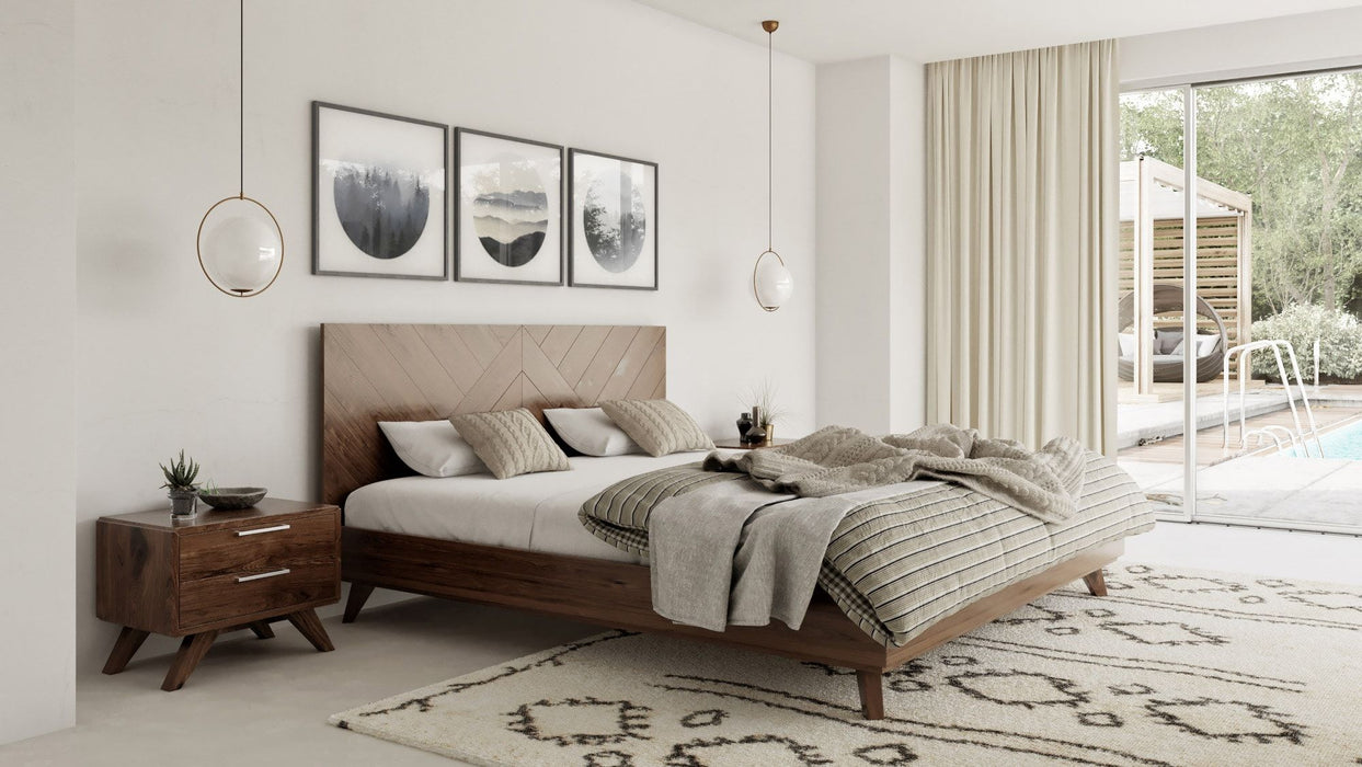 VIG Furniture - Nova Domus Soren Modern Walnut Queen Bed - VGMABR-89-Q - GreatFurnitureDeal