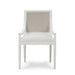 Bramble - Oslo Dining Chair in True White w/ Arctic White Performance Fabric & White Rattan Back - 76738TRWSF204RT01--- - GreatFurnitureDeal
