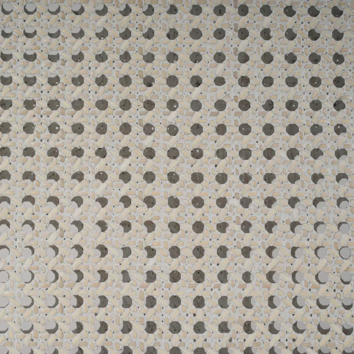 Bramble - Oslo Dining Chair in True White w/ Arctic White Performance Fabric & White Rattan Back - 76738TRWSF204RT01--- - GreatFurnitureDeal