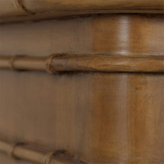 Bramble - Hurlingham 2 Door Cabinet in Antique French Oak w/ True White Interior - 76749AFD-TRW---