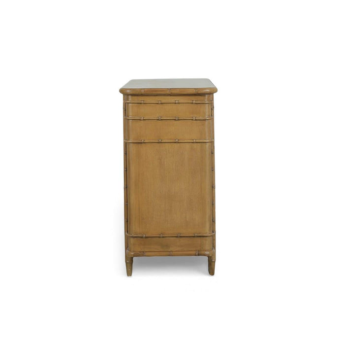 Bramble - Hurlingham 2 Door Cabinet in Antique French Oak w/ True White Interior - 76749AFD-TRW---