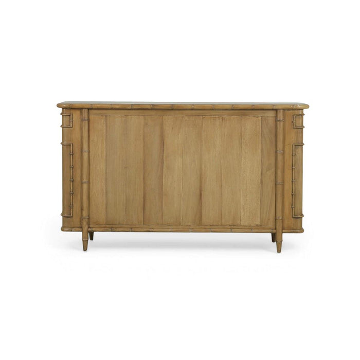 Bramble - Hurlingham 2 Door Cabinet in Antique French Oak w/ True White Interior - 76749AFD-TRW---
