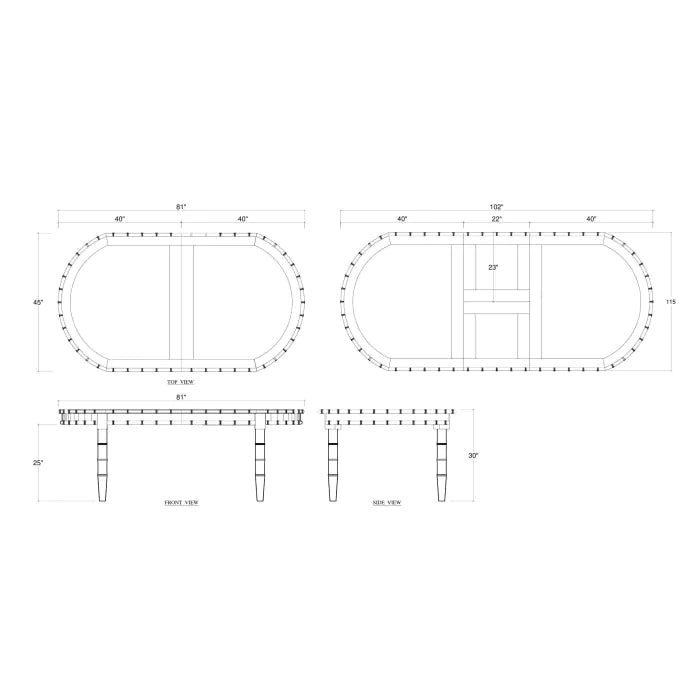 Bramble - Grosvenor Butterfly Oval Extension Dining Table 80- 102" in Fruitwood - 76750FRW----- - GreatFurnitureDeal