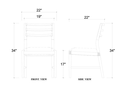Bramble - Laurent Dining Chair (Set of 2) - BR-76753 - GreatFurnitureDeal