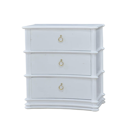 Bramble - Battersea Bedside Table in Architectural White - US-WS-76756HRW----- - GreatFurnitureDeal