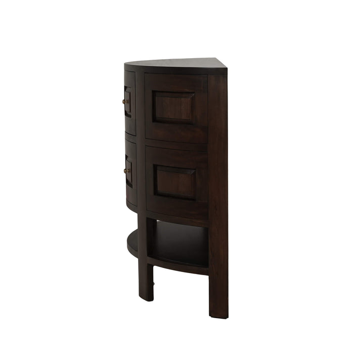 Bramble - Elmhurst Console Table in Dark Walnut - US-WS-76762WLT-----