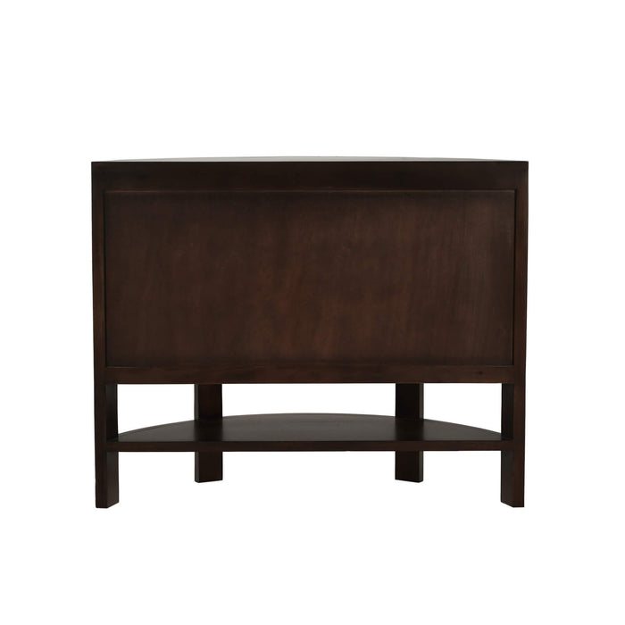 Bramble - Elmhurst Console Table in Dark Walnut - US-WS-76762WLT-----
