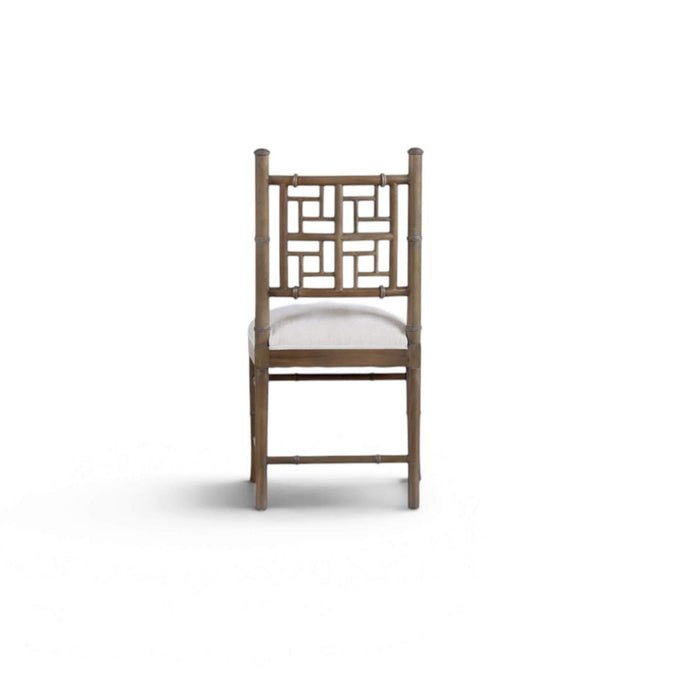 Bramble - Grosvenor Dining Chair in Straw Wash w/ Thames Natural Performance Fabric (Set of 2) - 76764STWSF247----