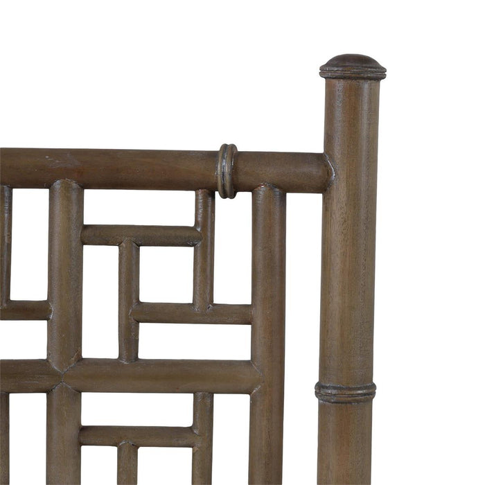 Bramble - Grosvenor Dining Chair in Straw Wash w/ Thames Natural Performance Fabric (Set of 2) - 76764STWSF247----