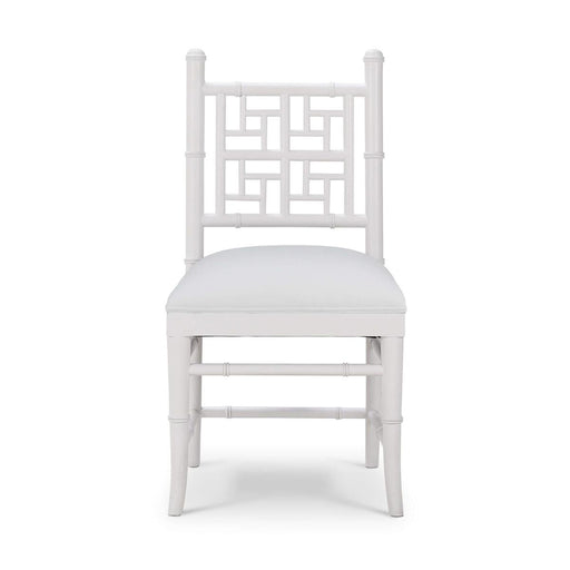 Bramble - Grosvenor Dining Chair in True White w/ Arctic White Performance Fabric (Set of 2) - 76764TRWSF204---- - GreatFurnitureDeal