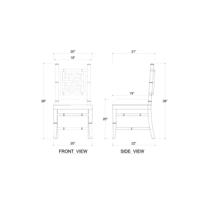 Bramble - Grosvenor Dining Chair in True White w/ Arctic White Performance Fabric - 76764TRWSF204---- - GreatFurnitureDeal