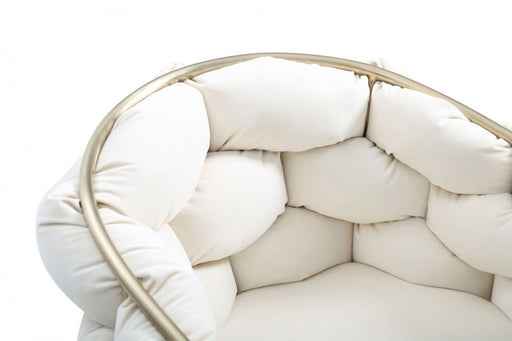 VIG Furniture - Modrest Debra Modern Off-White Fabric Dining Chair - VGVCB202-WHT - GreatFurnitureDeal